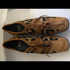 Stuart Weitzman Women 7.5 Cheetah Print Suede